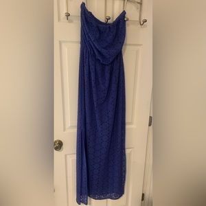 Lily Pulitzer strapless maxi dress